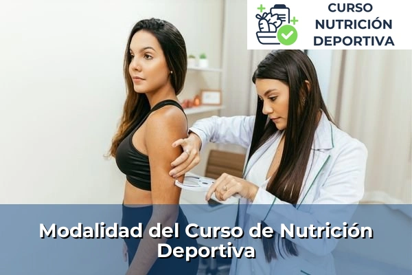 Modalidad del Curso de Nutrición Deportiva